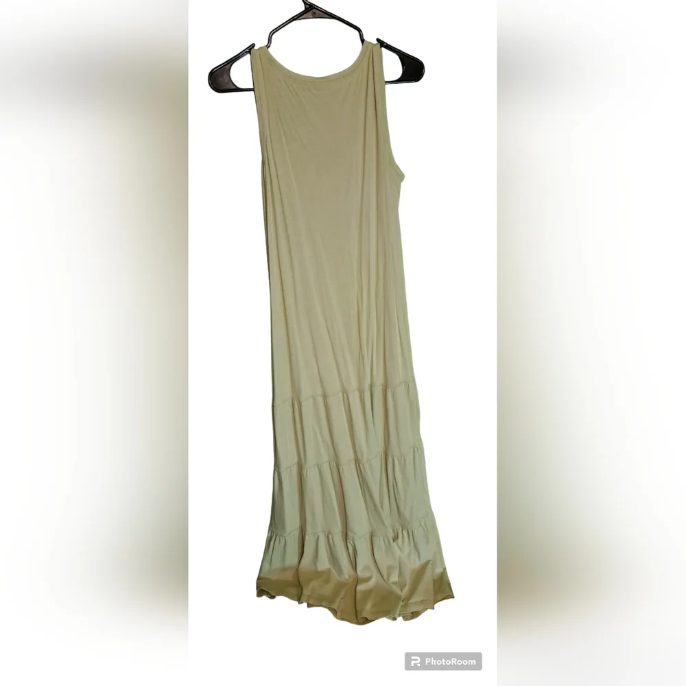 Black Cardigan over a yellow dress. - Picture 6 of 9